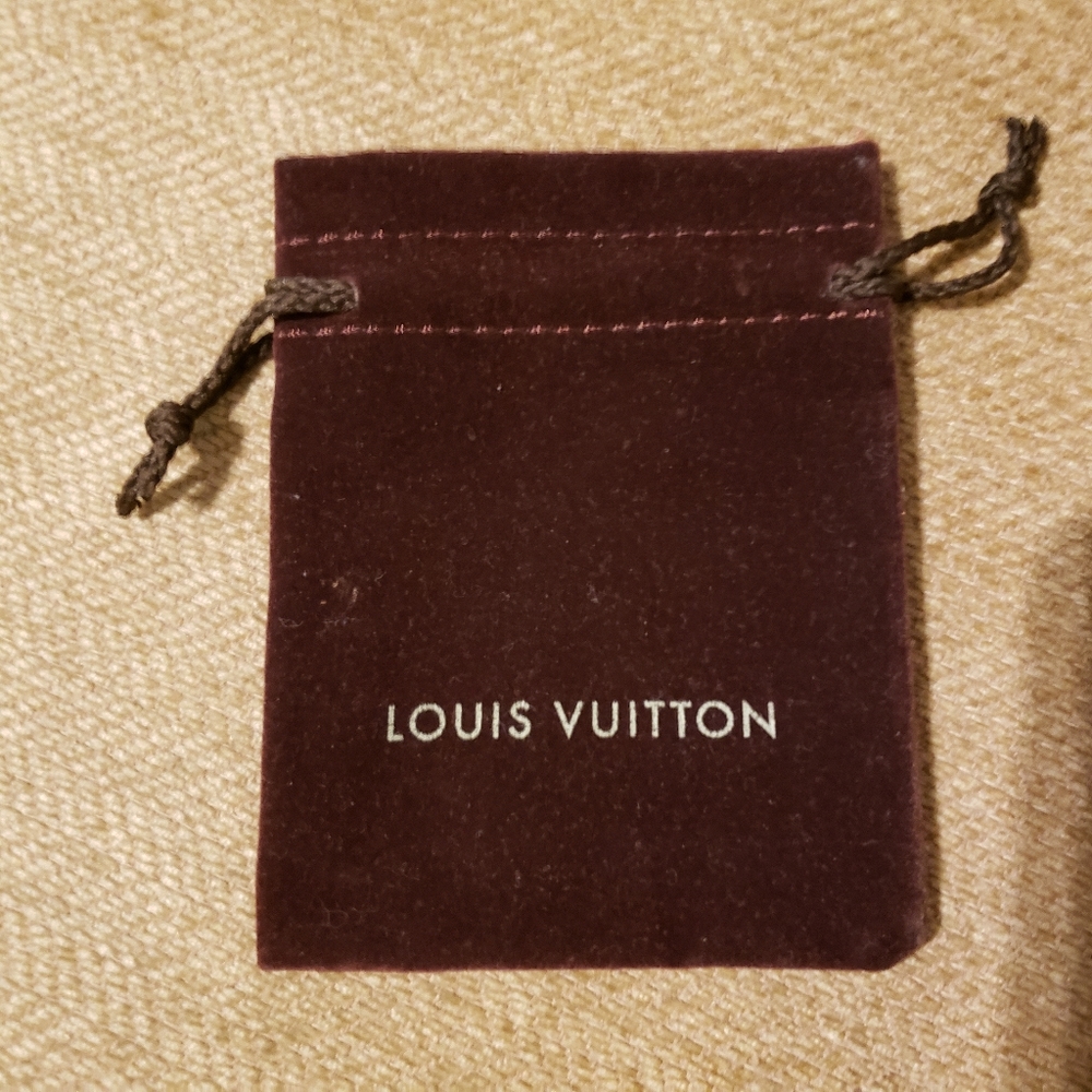 LOUIS VUITTON velvet gift bag.